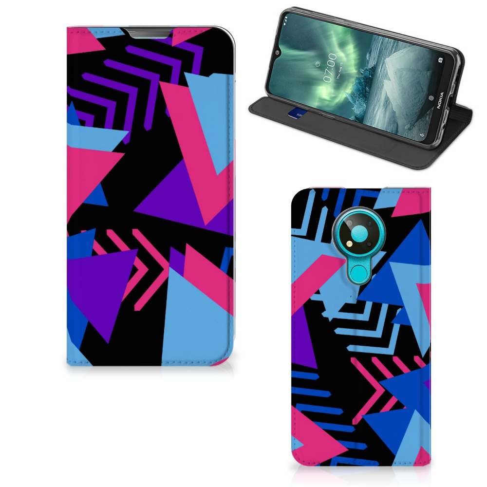 Nokia 3.4 Stand Case Funky Triangle