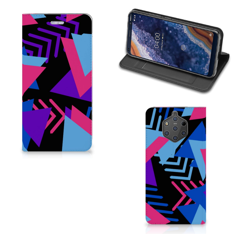 Nokia 9 PureView Stand Case Funky Triangle