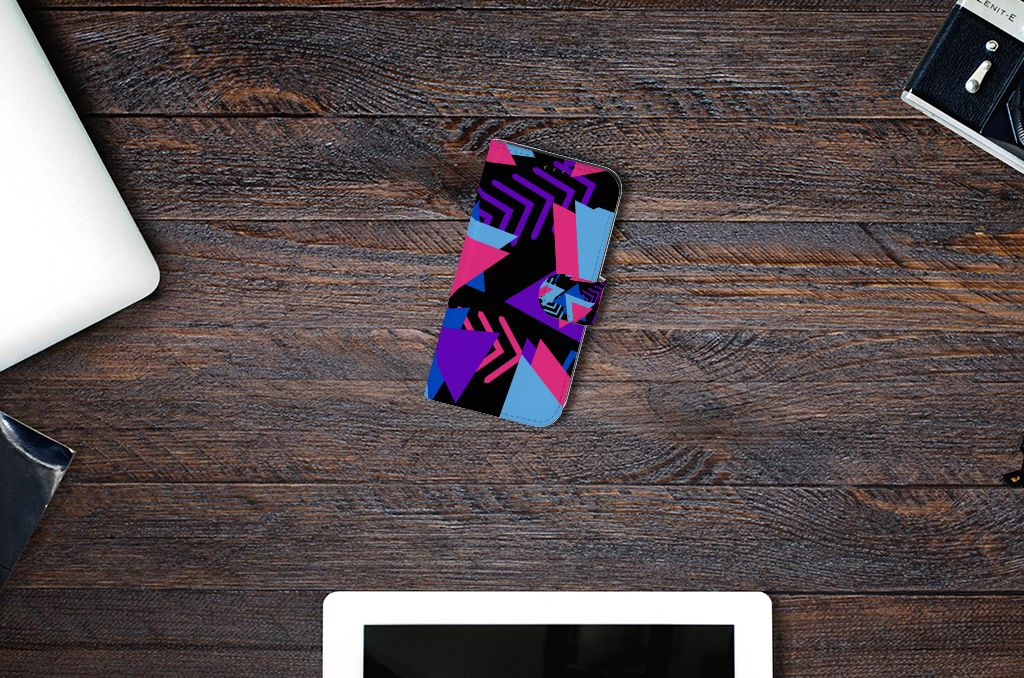 Apple iPhone 13 Book Case Funky Triangle
