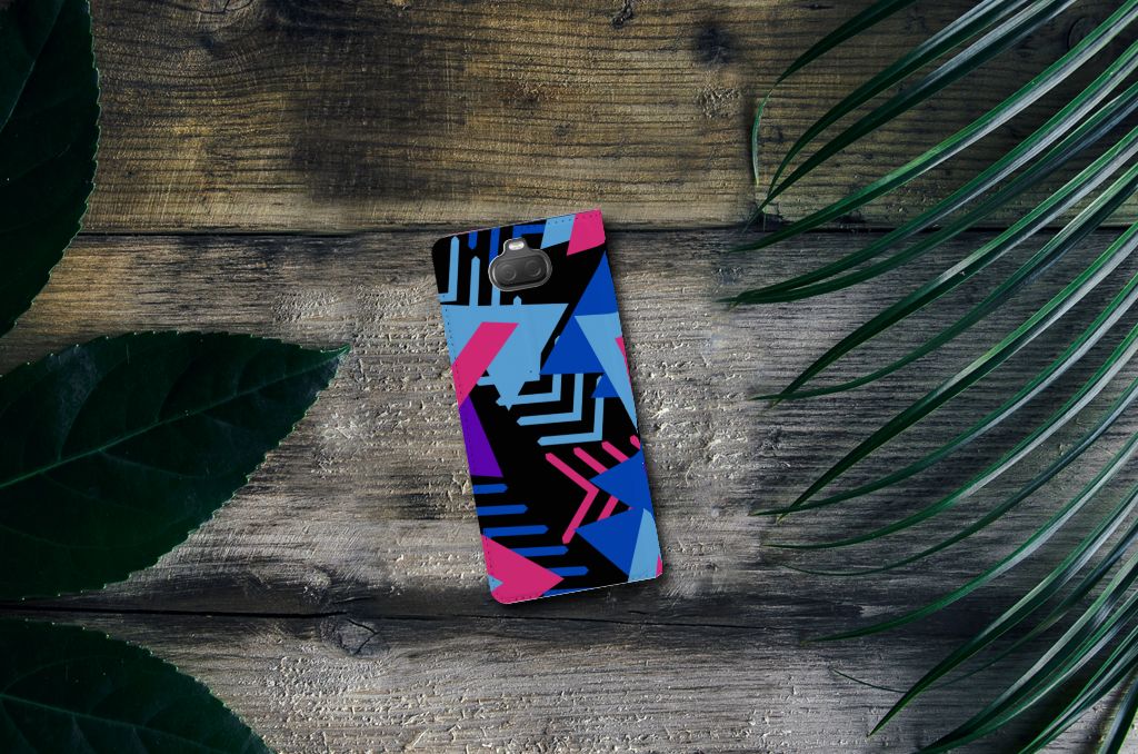 Sony Xperia 10 Stand Case Funky Triangle