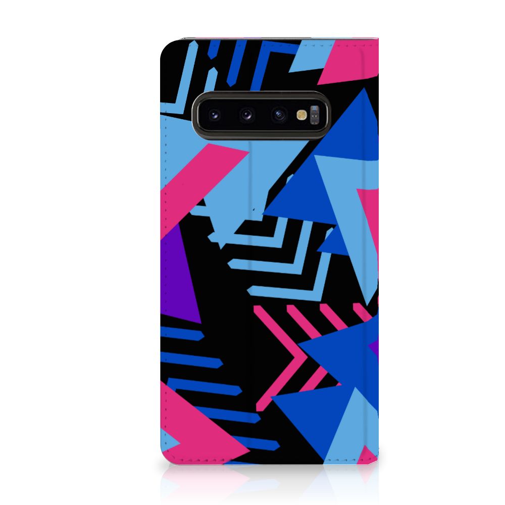 Samsung Galaxy S10 Stand Case Funky Triangle