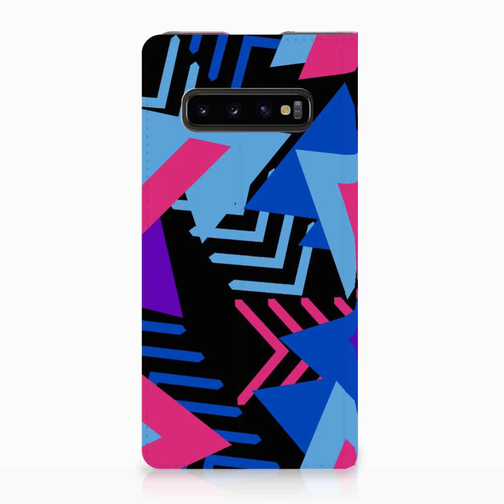Samsung Galaxy S10 Plus Stand Case Funky Triangle