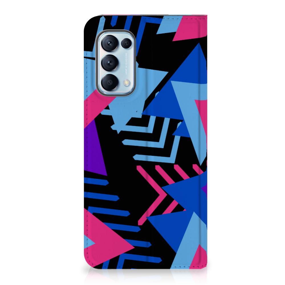 OPPO Find X3 Lite Stand Case Funky Triangle
