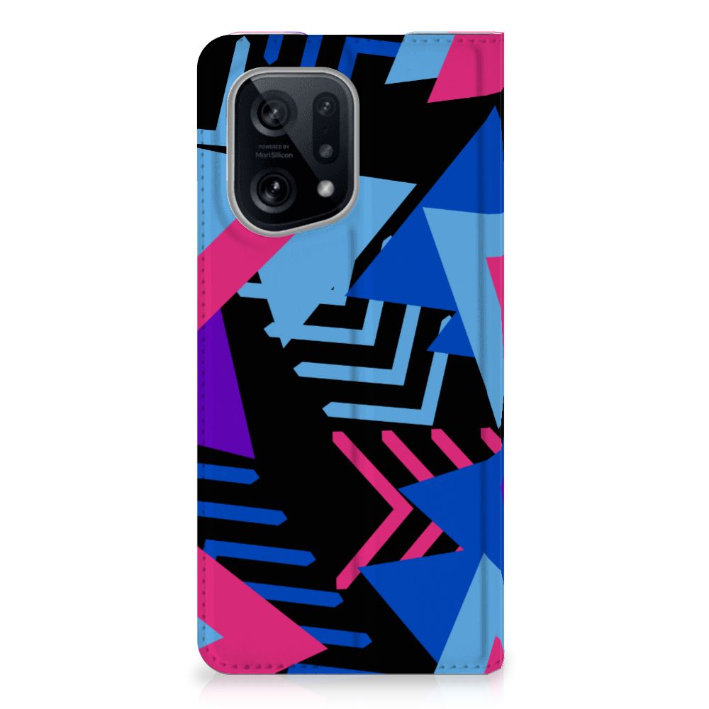 OPPO Find X5 Stand Case Funky Triangle