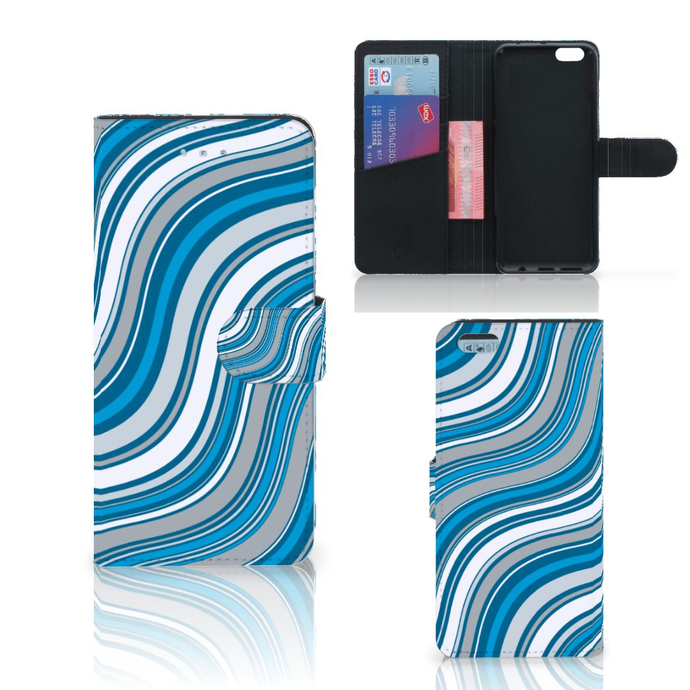 Apple iPhone 6 Plus | 6s Plus Telefoon Hoesje Waves Blue