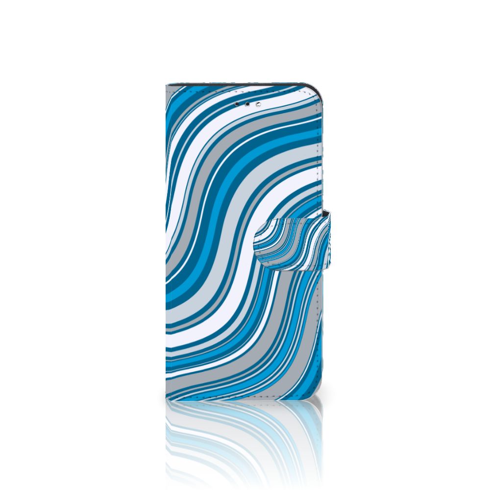 Huawei P Smart Telefoon Hoesje Waves Blue