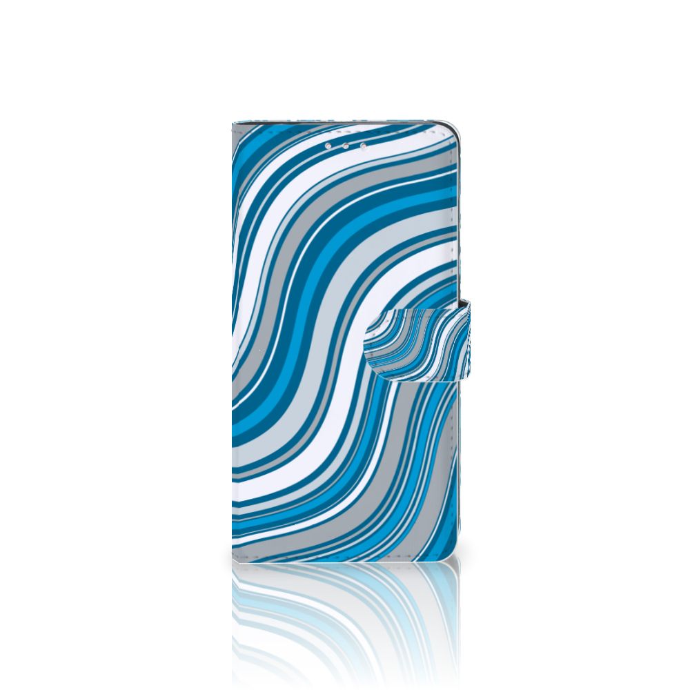 Huawei Y7 (2019) Telefoon Hoesje Waves Blue