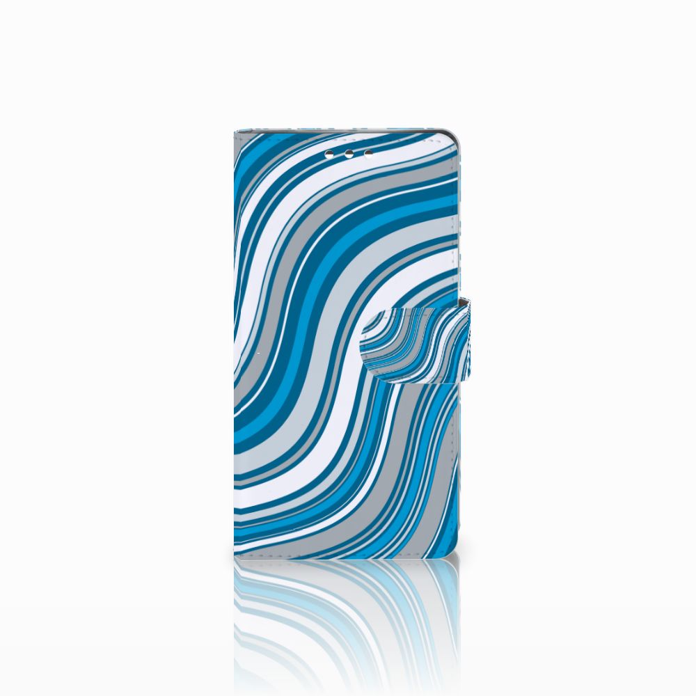 Sony Xperia XZ1 Telefoon Hoesje Waves Blue