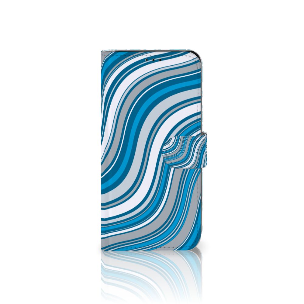 Samsung Galaxy A7 (2018) Telefoon Hoesje Waves Blue