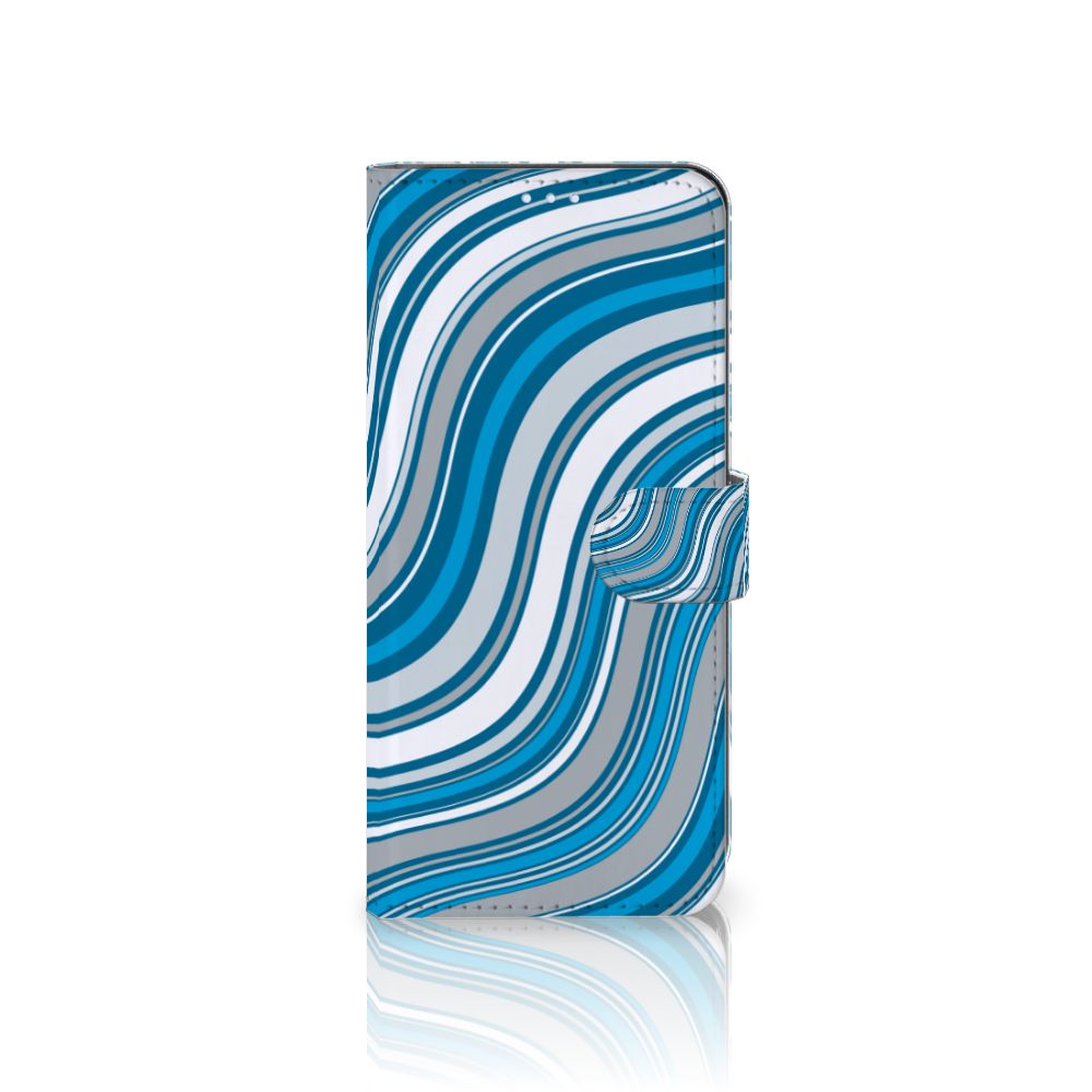Motorola Moto G100 Telefoon Hoesje Waves Blue