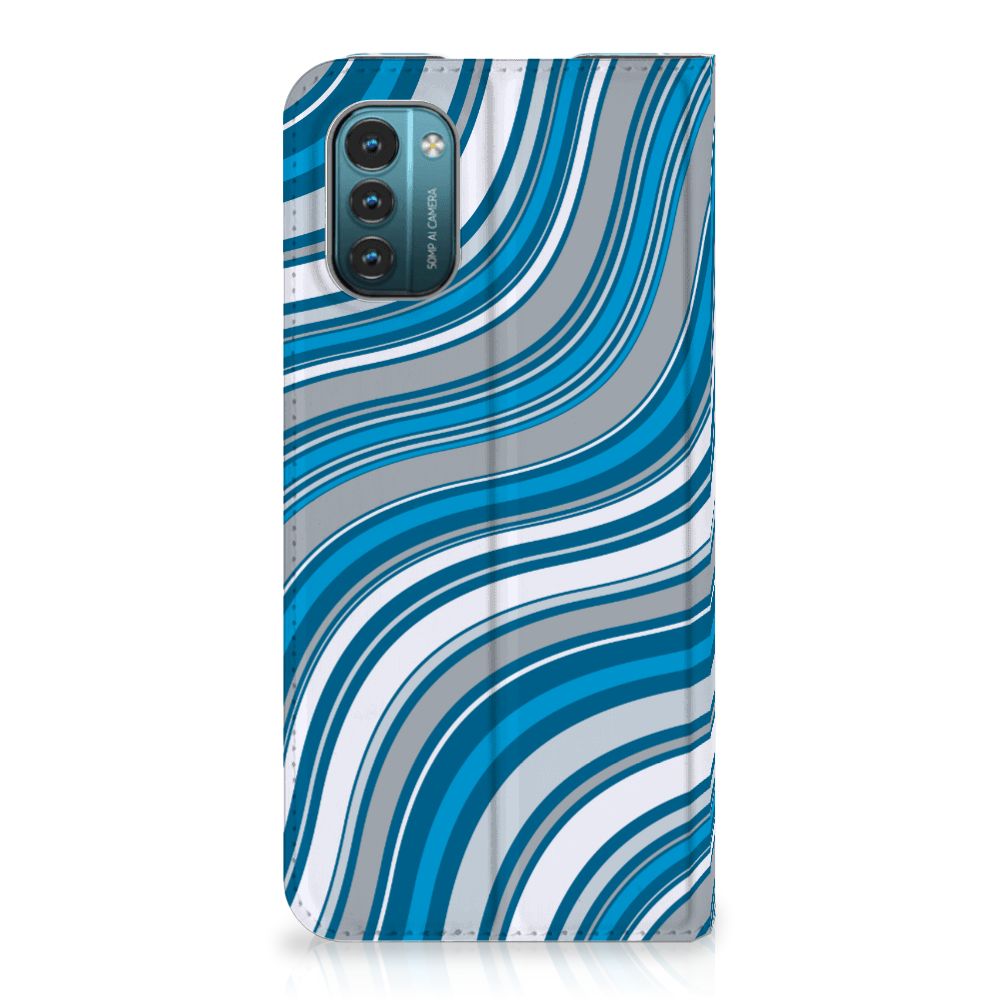 Nokia G11 | G21 Hoesje met Magneet Waves Blue