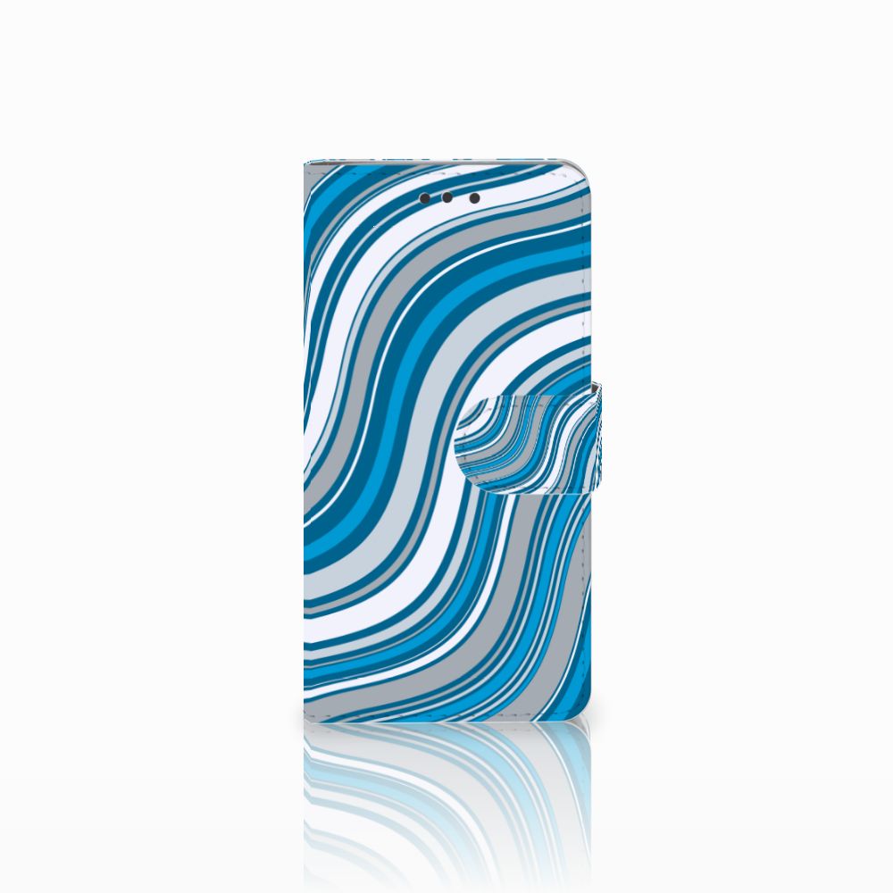 HTC U Play Telefoon Hoesje Waves Blue