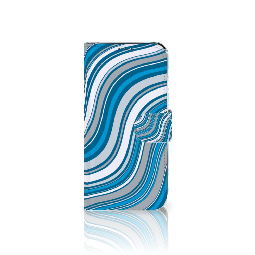 Samsung Galaxy A20e Telefoon Hoesje Waves Blue