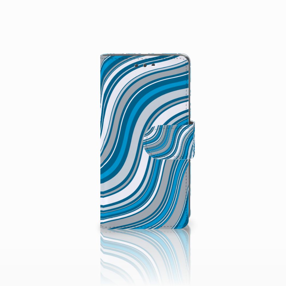 Sony Xperia X Compact Telefoon Hoesje Waves Blue