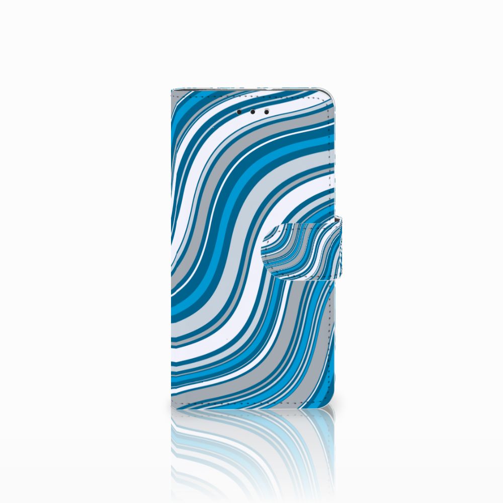 Motorola Moto G7 Play Telefoon Hoesje Waves Blue