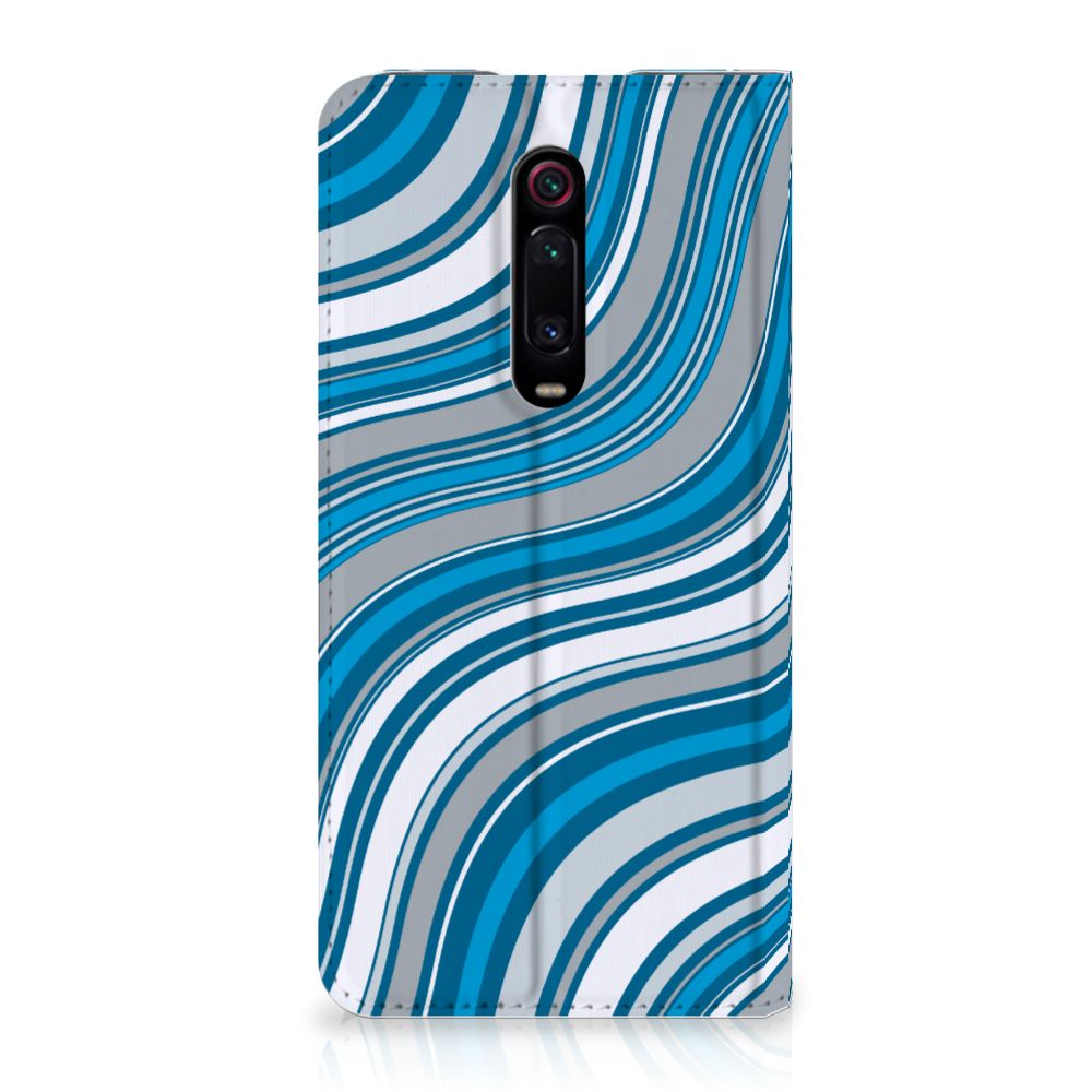 Xiaomi Redmi K20 Pro Hoesje met Magneet Waves Blue