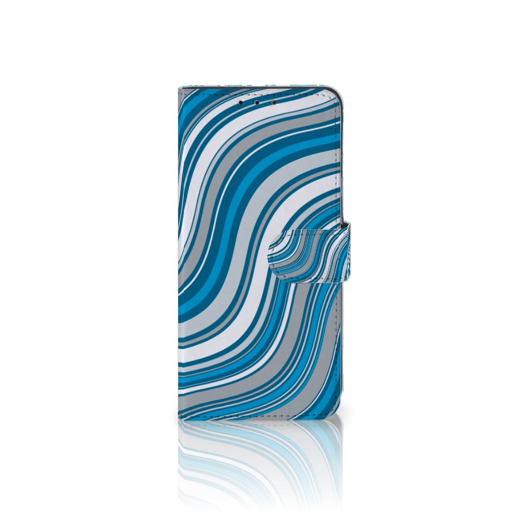 Alcatel 1S 2020 Telefoon Hoesje Waves Blue