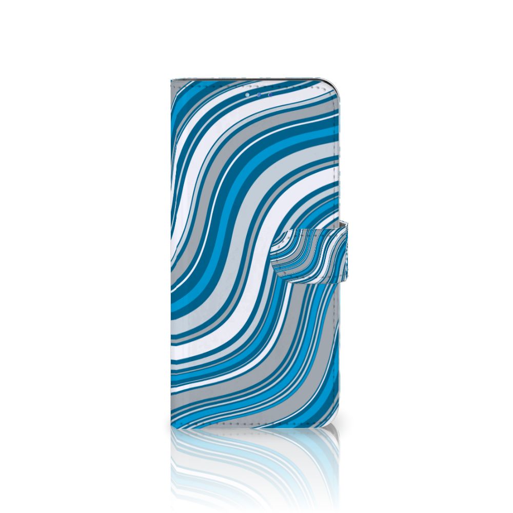 OPPO Find X3 Neo 5G Telefoon Hoesje Waves Blue