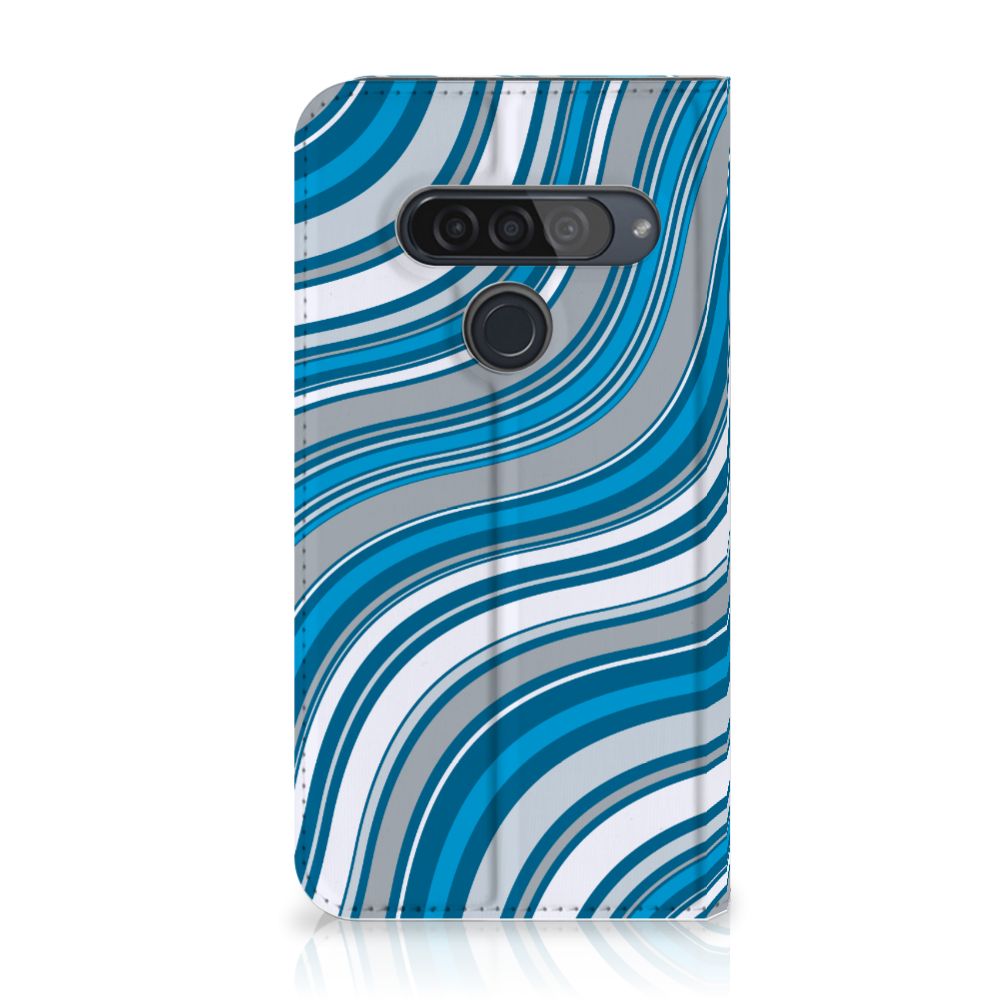 LG G8s Thinq Hoesje met Magneet Waves Blue