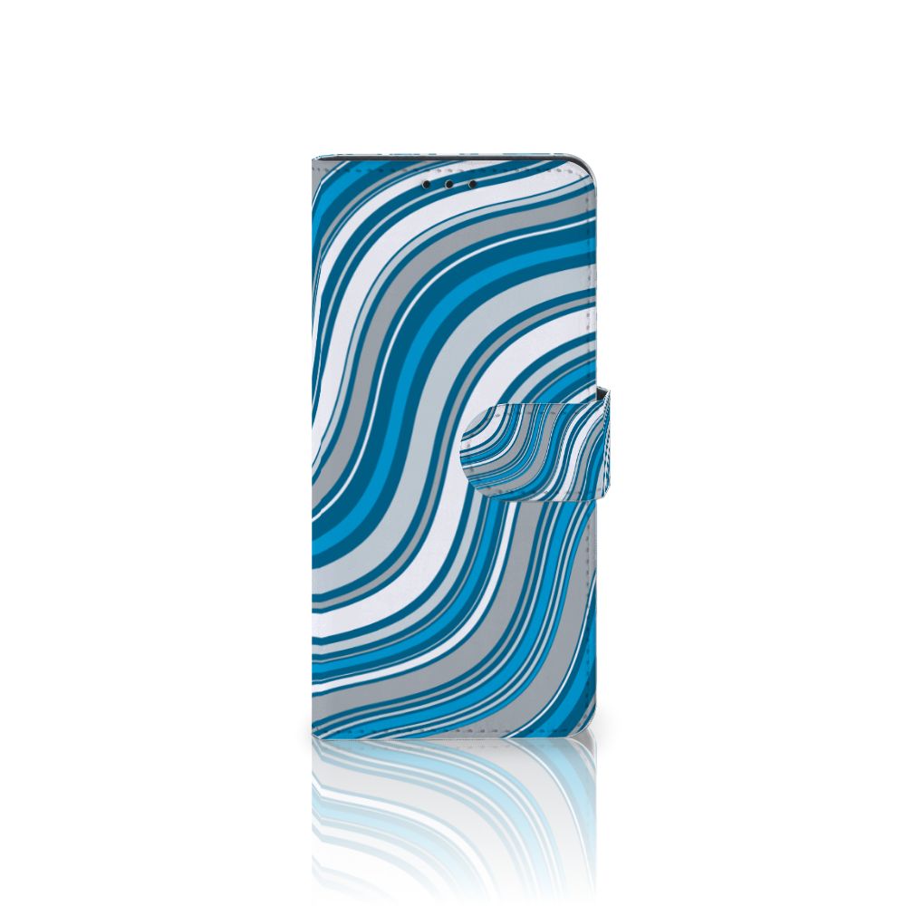 Motorola Moto G6 Plus Telefoon Hoesje Waves Blue