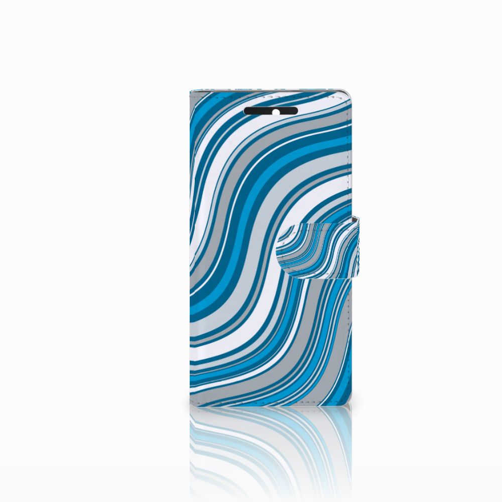 HTC Desire 628 Telefoon Hoesje Waves Blue