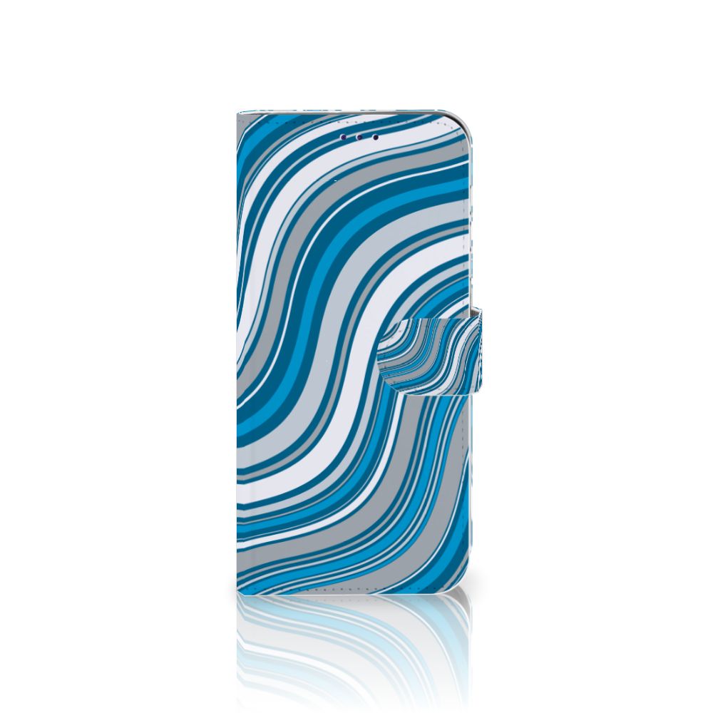 Samsung Galaxy A50 Telefoon Hoesje Waves Blue