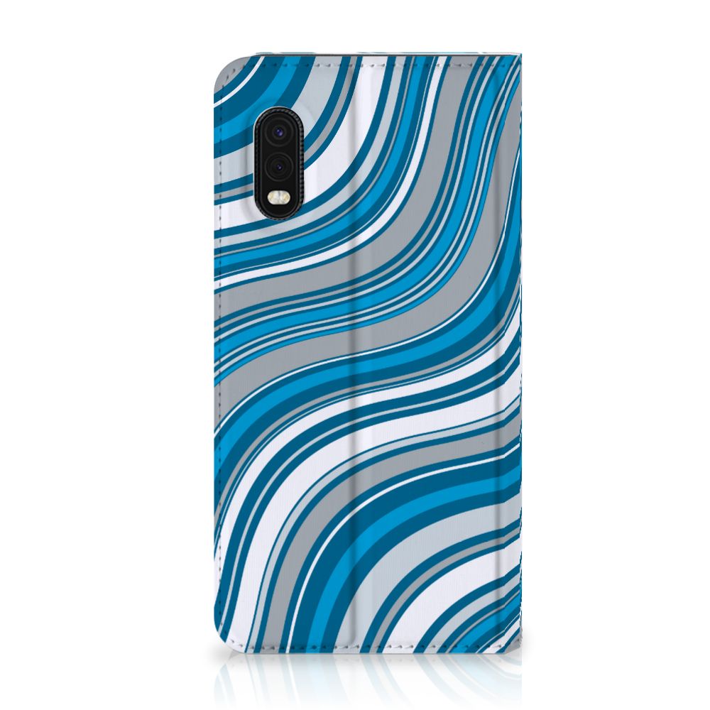 Samsung Xcover Pro Hoesje met Magneet Waves Blue