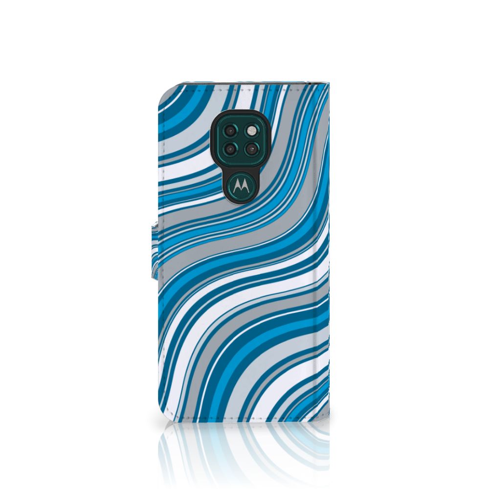 Motorola Moto G9 Play | E7 Plus Telefoon Hoesje Waves Blue