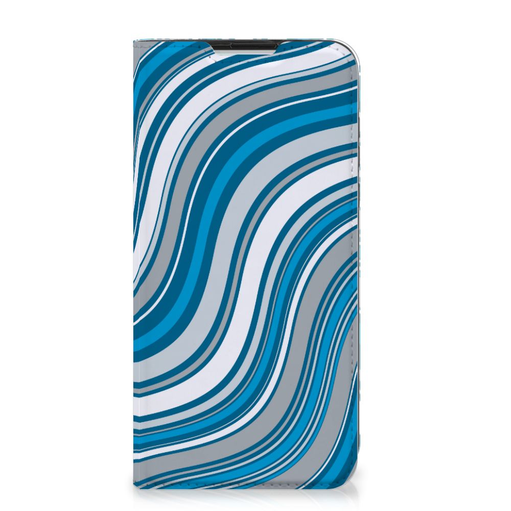 Motorola Moto G8 Power Hoesje met Magneet Waves Blue