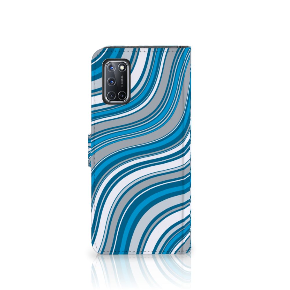 OPPO A72 | OPPO A52 Telefoon Hoesje Waves Blue