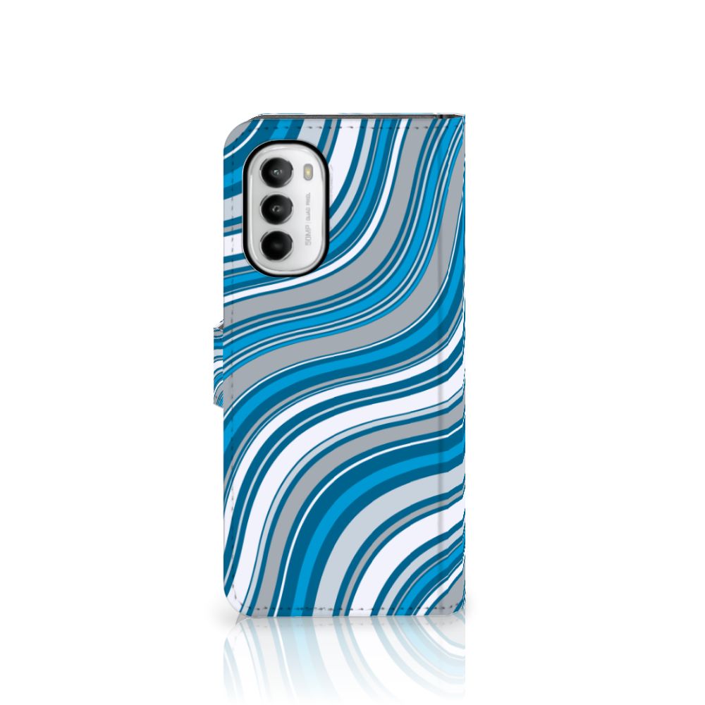 Motorola Moto G52 | Moto G82 Telefoon Hoesje Waves Blue