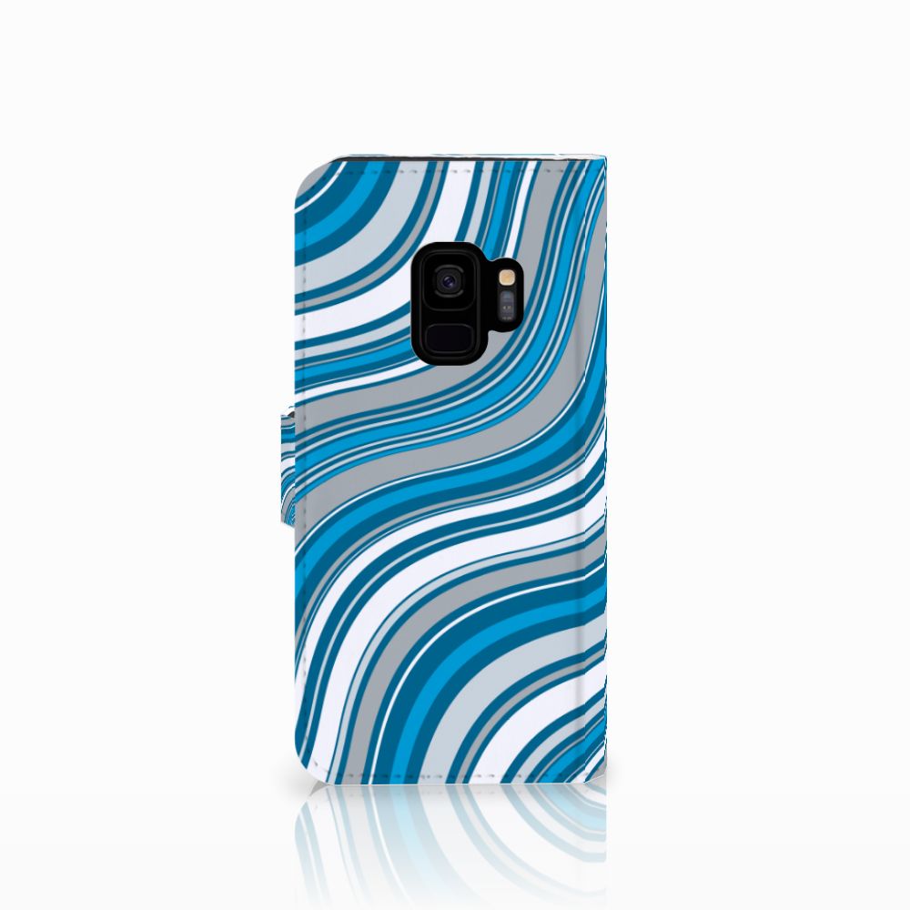 Samsung Galaxy S9 Telefoon Hoesje Waves Blue