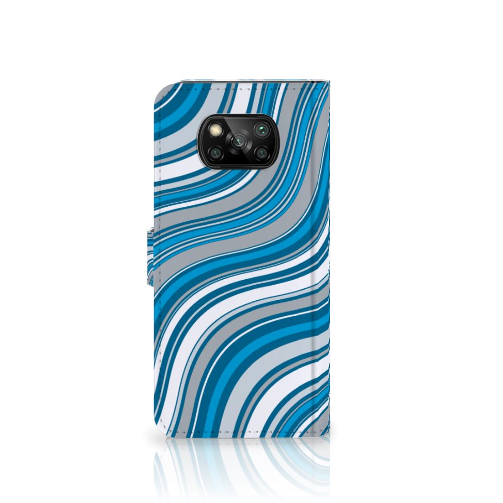 Xiaomi Poco X3 | Poco X3 Pro Telefoon Hoesje Waves Blue