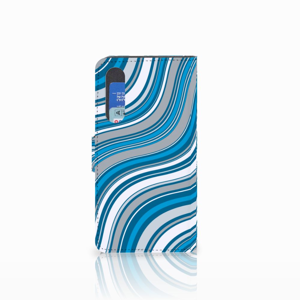Huawei P30 Telefoon Hoesje Waves Blue