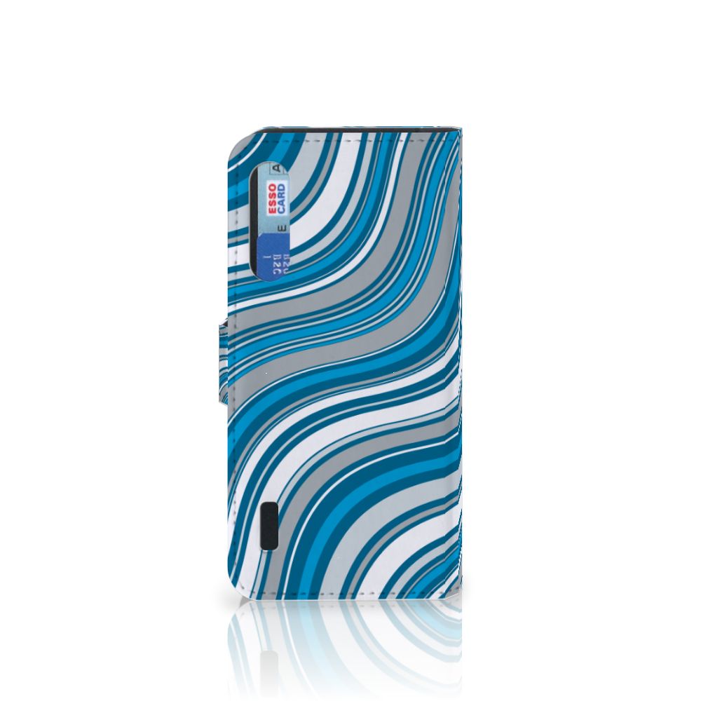 Xiaomi Mi A3 Telefoon Hoesje Waves Blue
