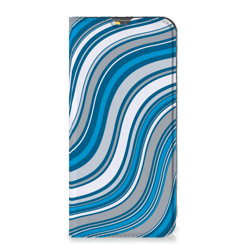 Samsung Galaxy M30s | M21 Hoesje met Magneet Waves Blue