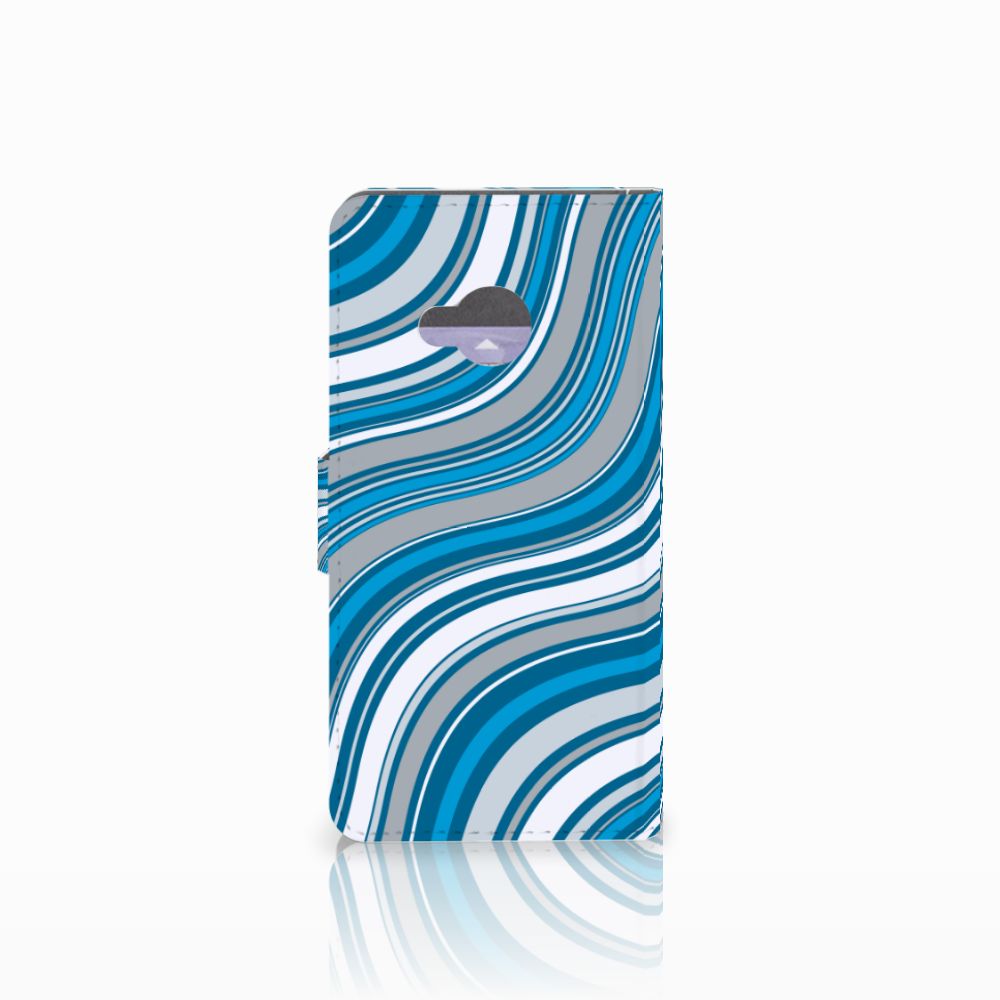 HTC U Play Telefoon Hoesje Waves Blue