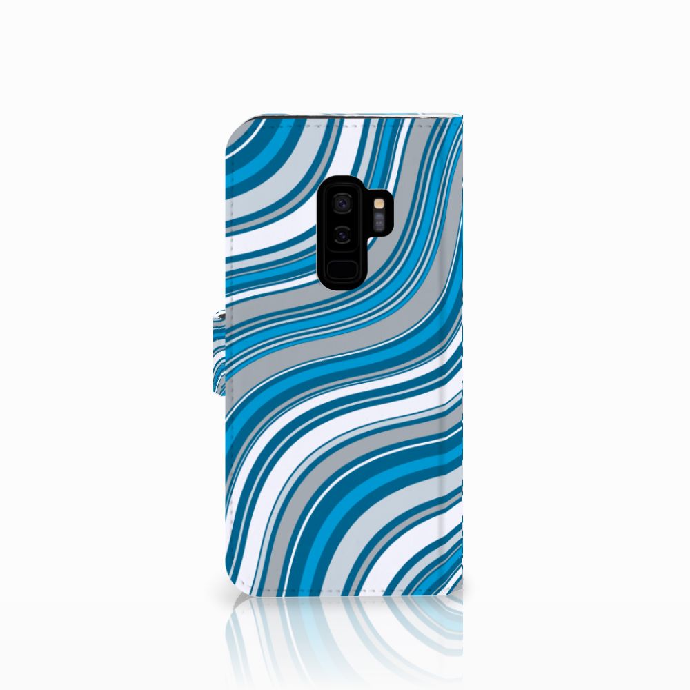 Samsung Galaxy S9 Plus Telefoon Hoesje Waves Blue