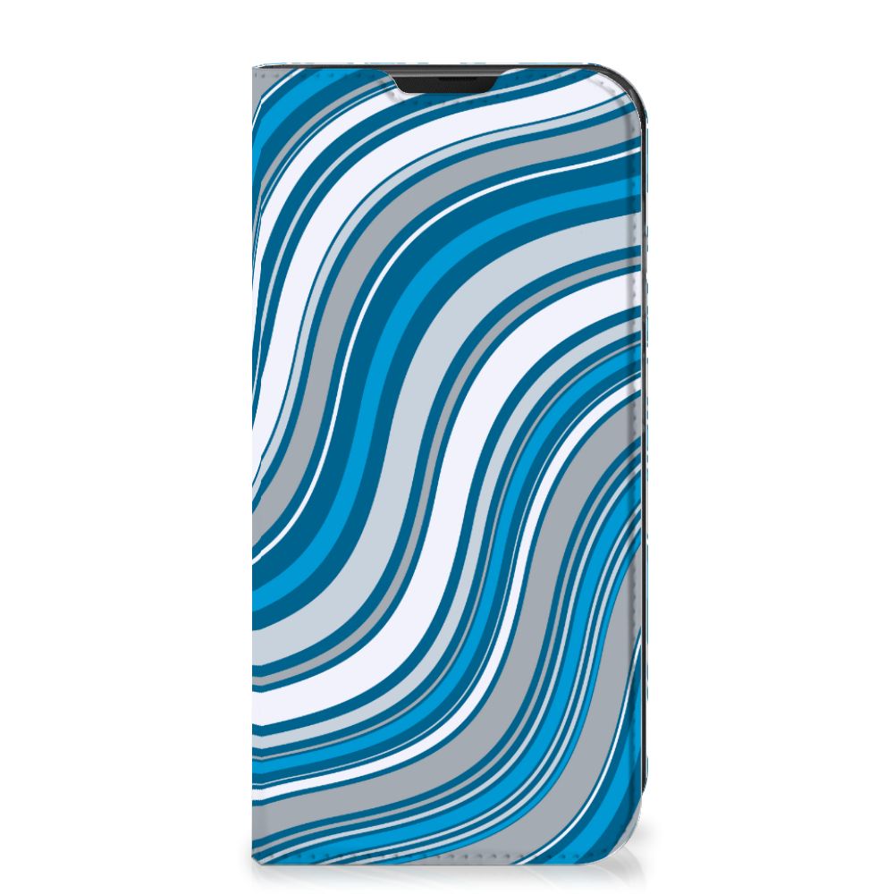Samsung Galaxy Xcover 6 Pro Hoesje met Magneet Waves Blue