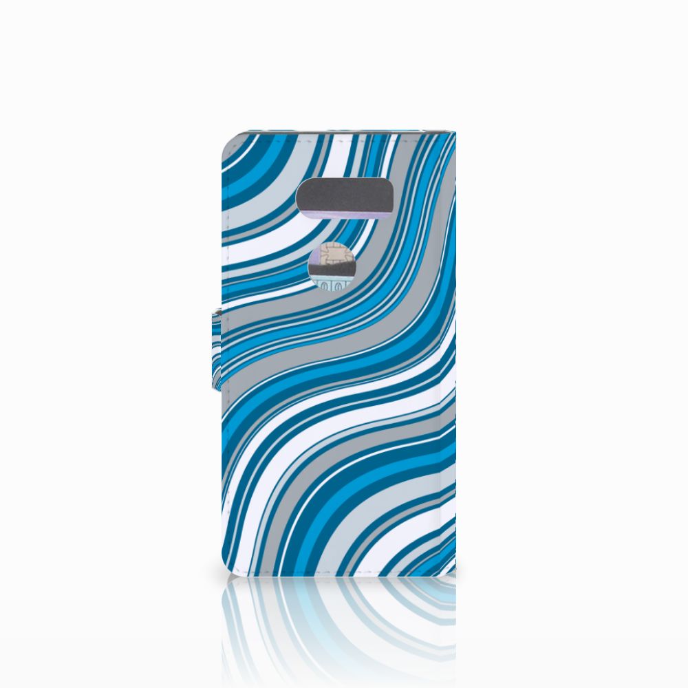 LG V30 Telefoon Hoesje Waves Blue