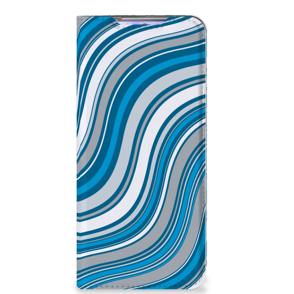 Samsung Galaxy S20 Hoesje met Magneet Waves Blue