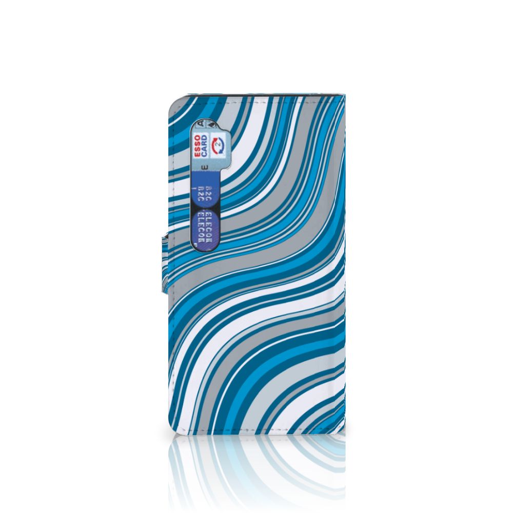 Xiaomi Mi Note 10 Pro Telefoon Hoesje Waves Blue