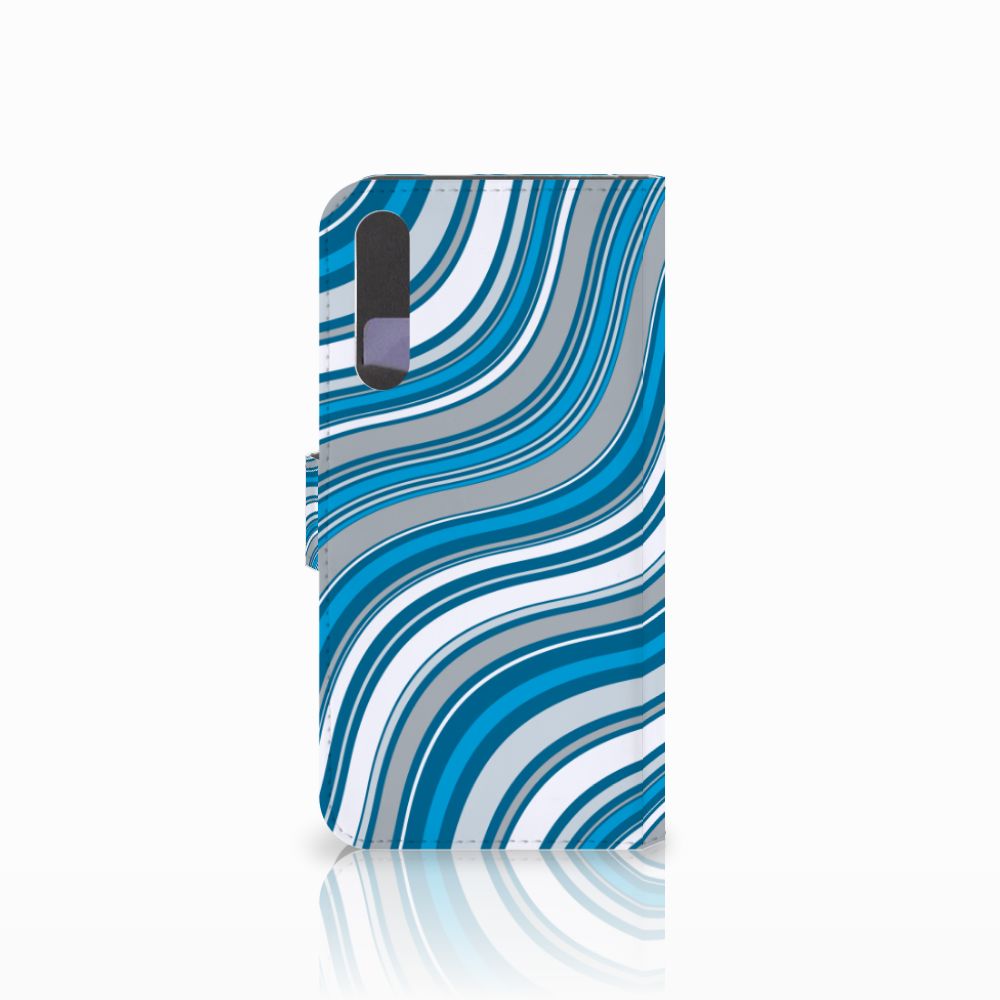 Huawei P20 Pro Telefoon Hoesje Waves Blue