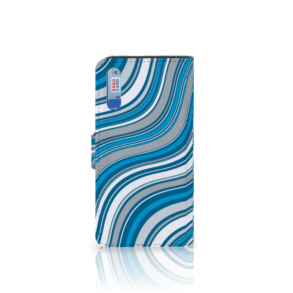 Huawei P20 Telefoon Hoesje Waves Blue