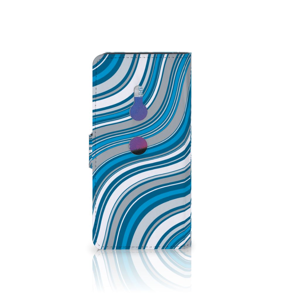 Sony Xperia XZ3 Telefoon Hoesje Waves Blue