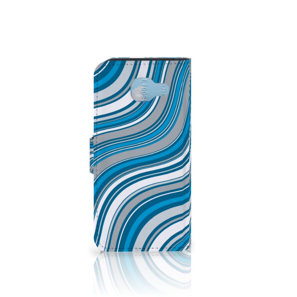 Samsung Galaxy A5 2016 Telefoon Hoesje Waves Blue