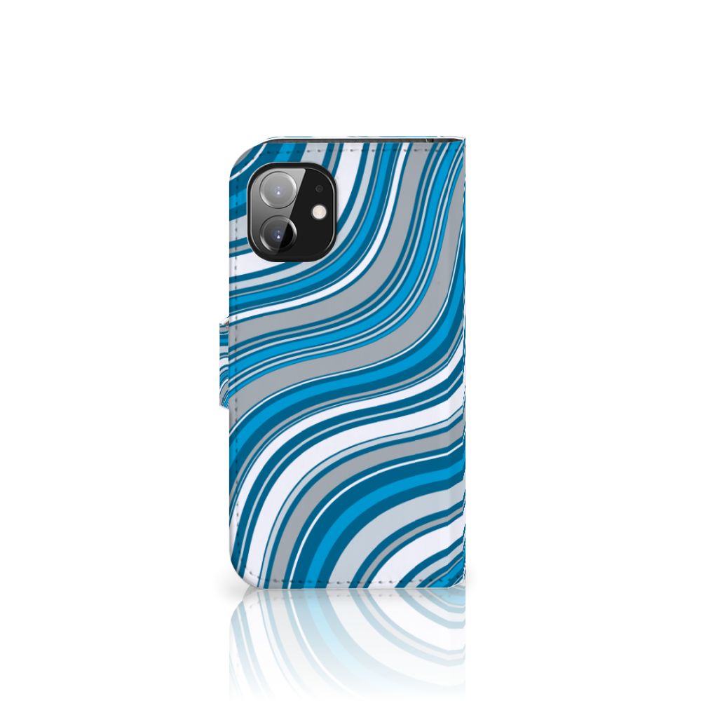 Apple iPhone 12 Mini Telefoon Hoesje Waves Blue