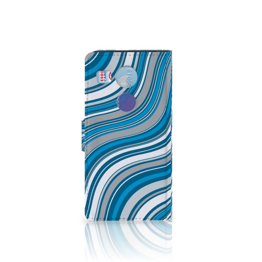 LG Nexus 5X Telefoon Hoesje Waves Blue