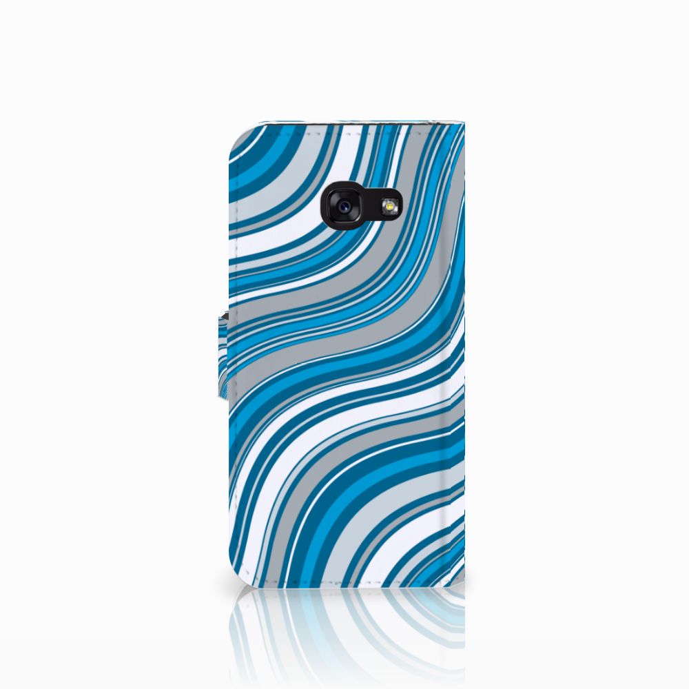 Samsung Galaxy A5 2017 Telefoon Hoesje Waves Blue
