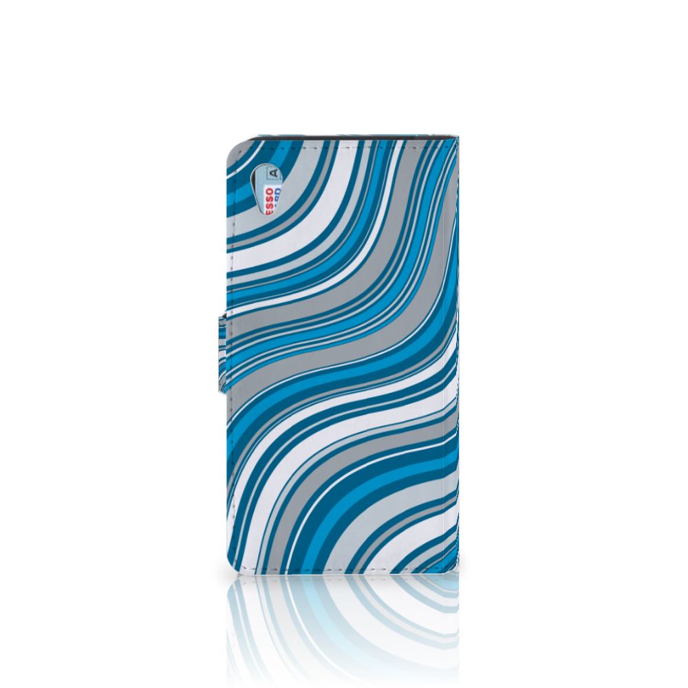 Sony Xperia Z3 Telefoon Hoesje Waves Blue